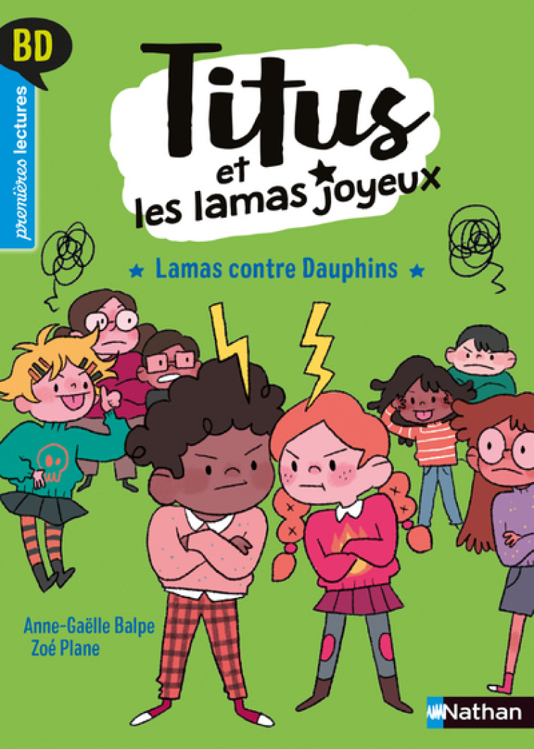 Titus et les lamas joyeux - tome 3 Lamas contre Dauphins - Anne-Gaëlle Balpe, Zoe Plane - NATHAN