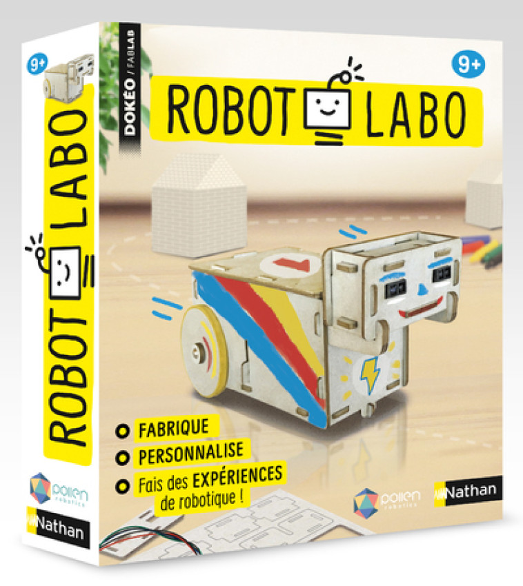 Robot labo : Fabrique et programme ton robot sans ordinateur - Collectif d'auteurs Collectif d'auteurs,  Collectif D'Auteurs - NATHAN