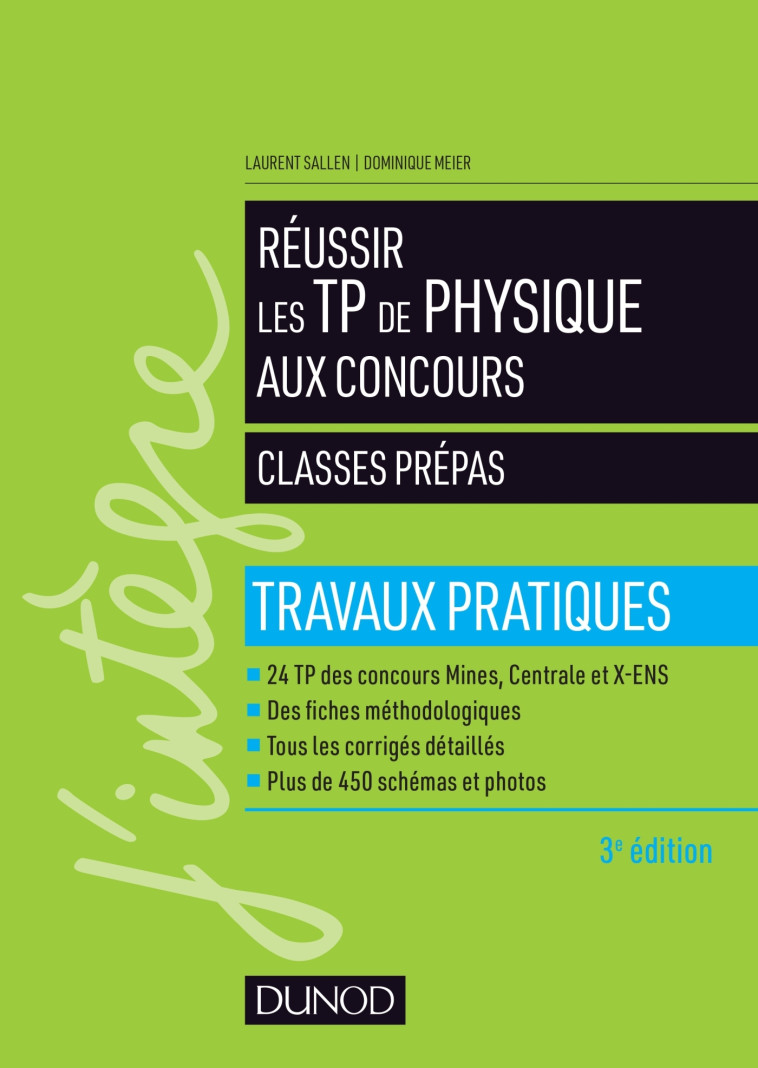 Réussir les TP de Physique aux concours - 3e éd. - Laurent Sallen, Dominique Meier - DUNOD