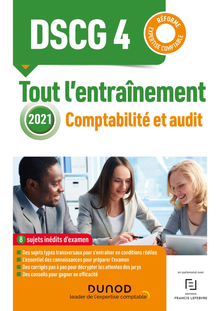 DSCG 4 - Comptabilité et audit 2021 - Tout l'entraînement - Nassim Drouaz, Hervé Jahier, Kada MEGHRAOUI, Patrick Pinteaux, Jérôme Weydert - DUNOD