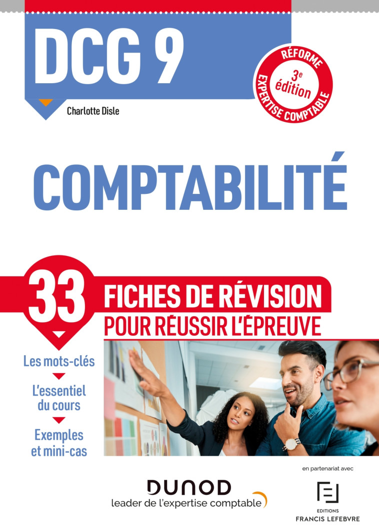 DCG 9 Comptabilité - 3e éd. - Fiches de révision - Charlotte Disle - DUNOD