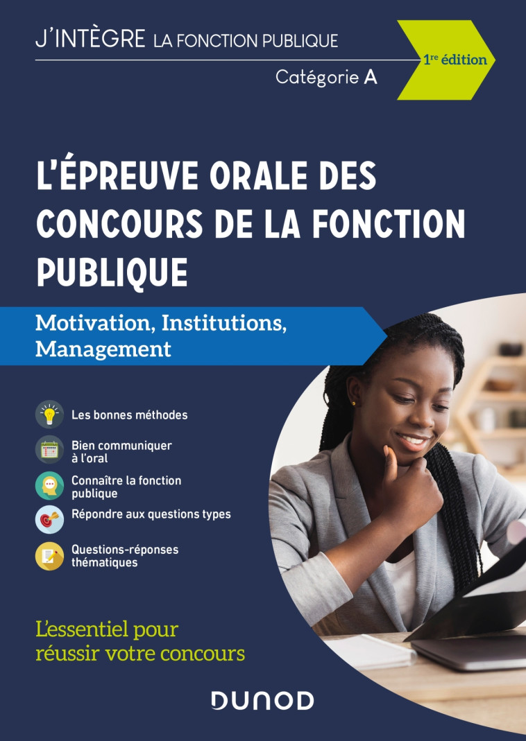 L'épreuve orale des concours de la fonction publique catégories A et A+ - Sylvie Beyssade, Frantz Badufle, Valentin Sartre - DUNOD