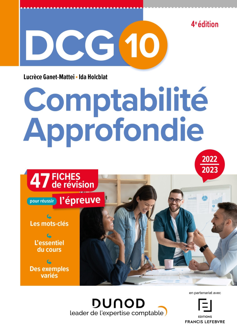 DCG 10 Comptabilité approfondie - Fiches de révision 2022-2023 - Lucrèce Ganet-Mattei, Ida Holcblat - DUNOD