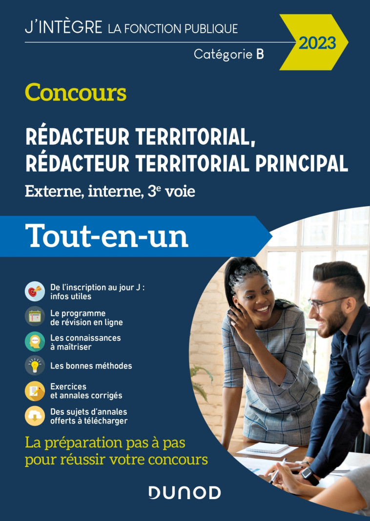 Concours Rédacteur territorial - 2023 - Francis Pian, Dominique Pipard-Thavez - DUNOD