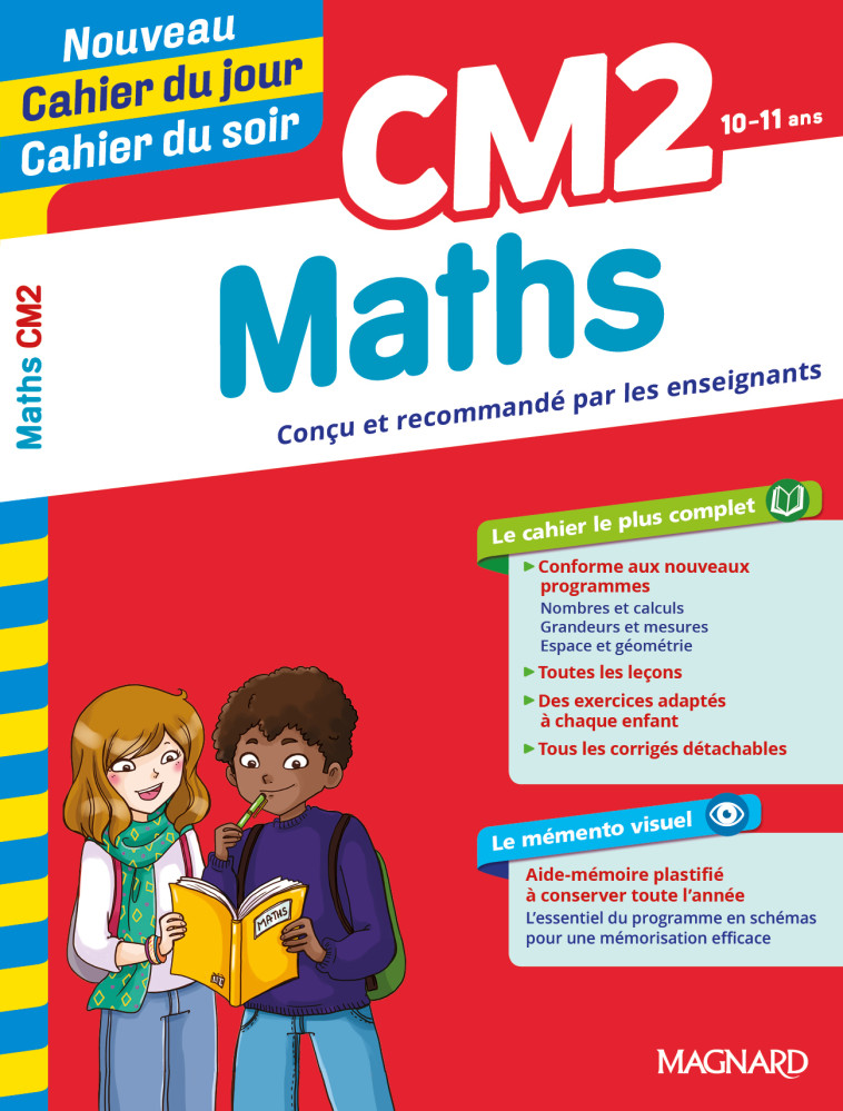 Maths CM2 - Cahier du jour Cahier du soir - Bernard Semenadisse, Christine Thibault - MAGNARD