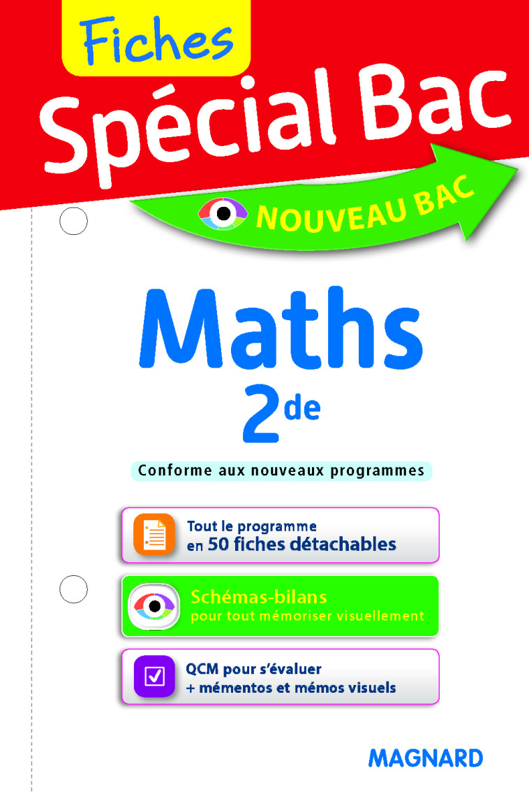 Spécial Bac Fiches Maths 2de - Fabrice Fortain Dit Fortin, Vito Punta - MAGNARD