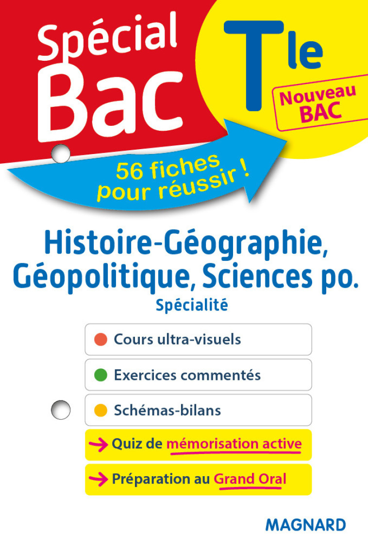 Spécial Bac Fiches Histoire-Géo Géopolitique Sciences Po Tle Bac 2021 - Nicolas Verlaque - MAGNARD