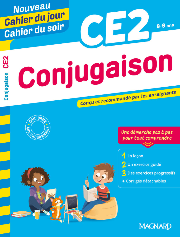 Conjugaison CE2 - Nouveau Cahier du jour Cahier du soir - Bernard Semenadisse - MAGNARD