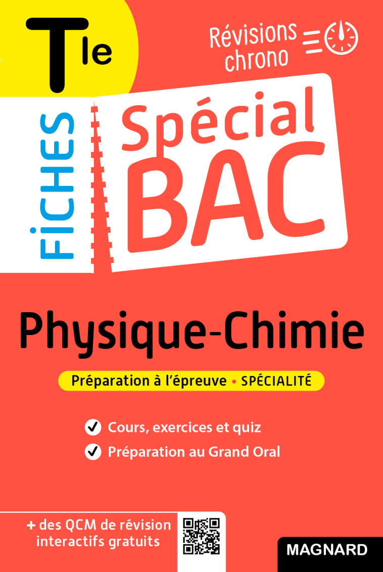 Spécial Bac Fiches Physique-Chimie Tle Bac 2025 - Christian Mariaud - MAGNARD