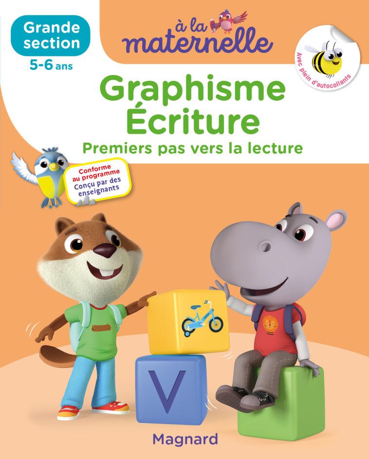 Graphisme-Écriture Grande section 5-6 ans - A la maternelle - Anne Weiller, Georges Besnard, Marie Sirica Routtier - MAGNARD