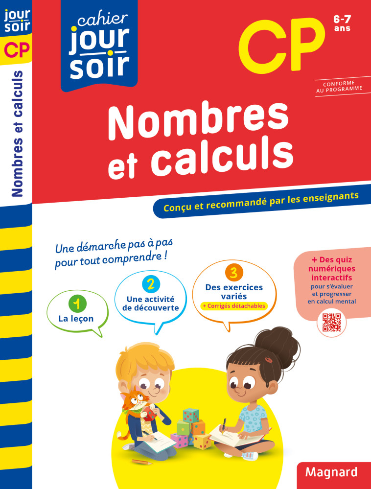 Nombres et calculs CP - Cahier Jour Soir - Bernard Semenadisse, Laurence Métillon-Cuccuru - MAGNARD