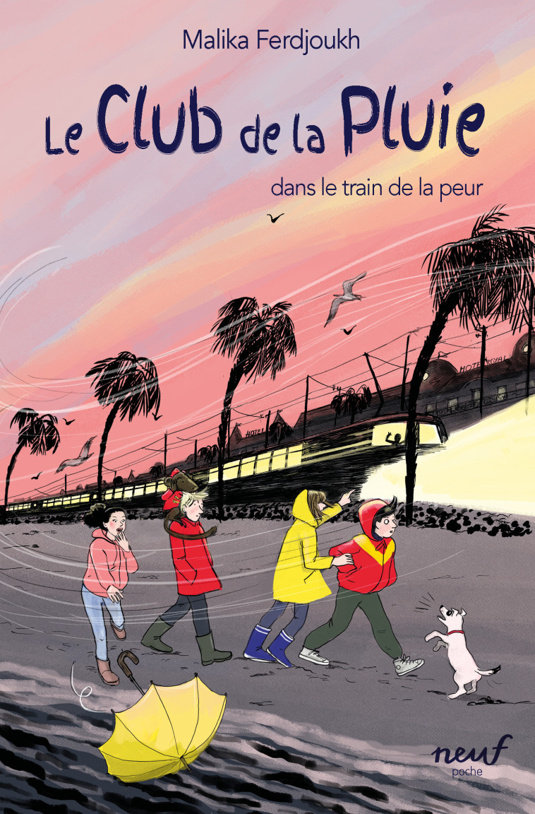 Le club de la pluie dans le train de la peur - Malika Ferdjoukh, Cati Baur - EDL