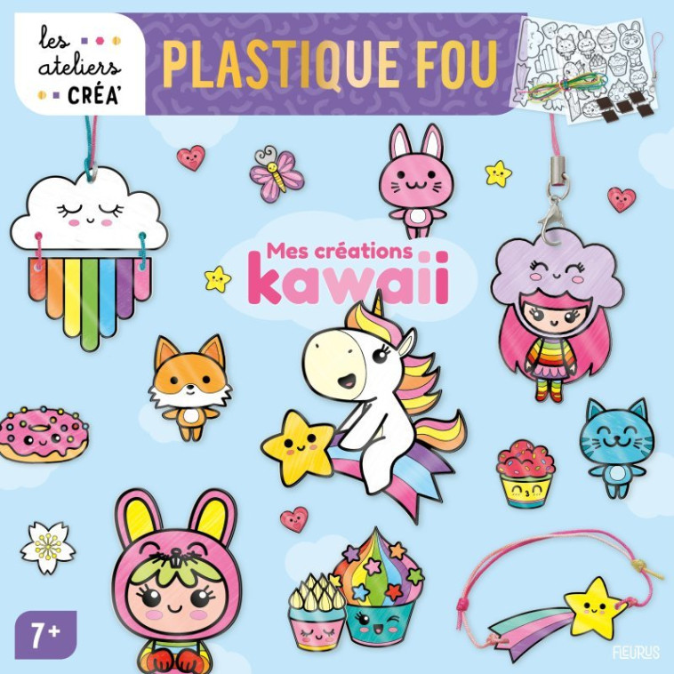 Plastique fou - Mes créations kawaii - Mayumi Jezewski - FLEURUS