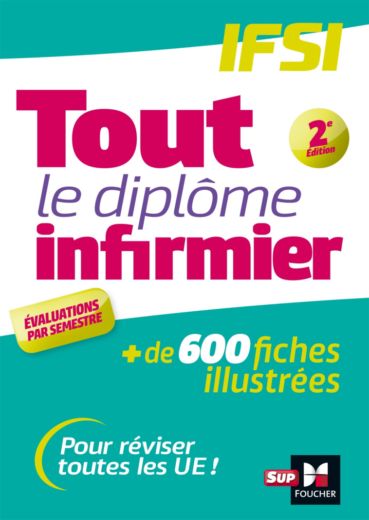 Tout le Diplôme Infirmier en fiches mémos - DEI - UE 1.1 à 6.2 - IFSI - Entrainement révision 2e Ed - Kamel Abbadi, Catherine Geslain, Céline Huriez, Samir Baali, Pierre Jacquot, Jean-Noël Joffin, Christiane Joffin, Ingrid Joffin, Samir Kaddar, Nabiha Kam