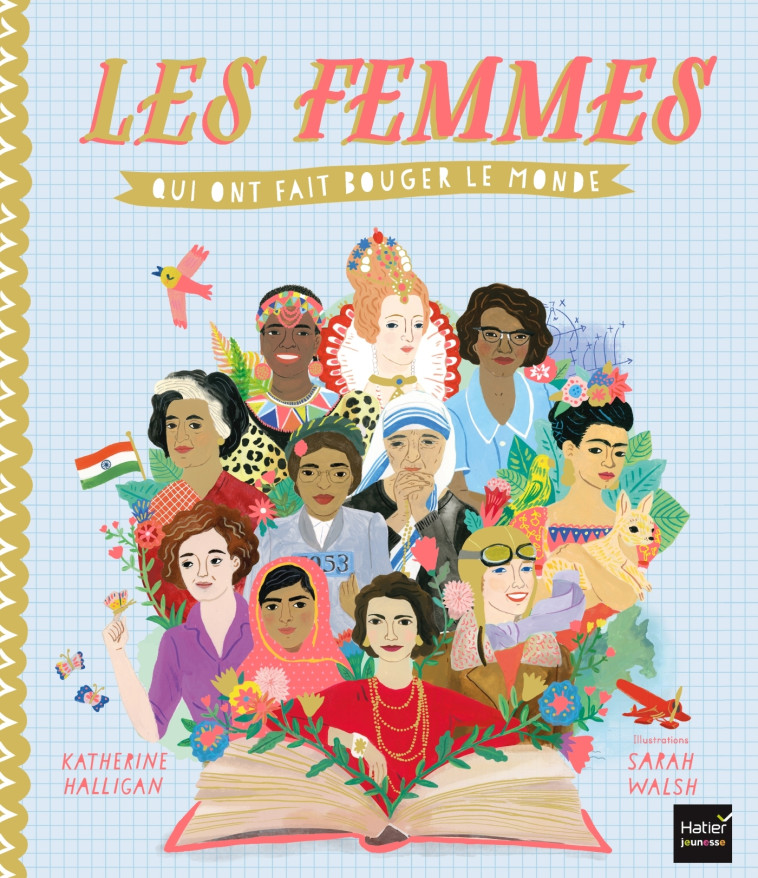 Les femmes qui ont fait bouger le monde - Katherine Halligan, Sarah Walsh, Jean Pouvelle, Valérie Videau - HATIER JEUNESSE