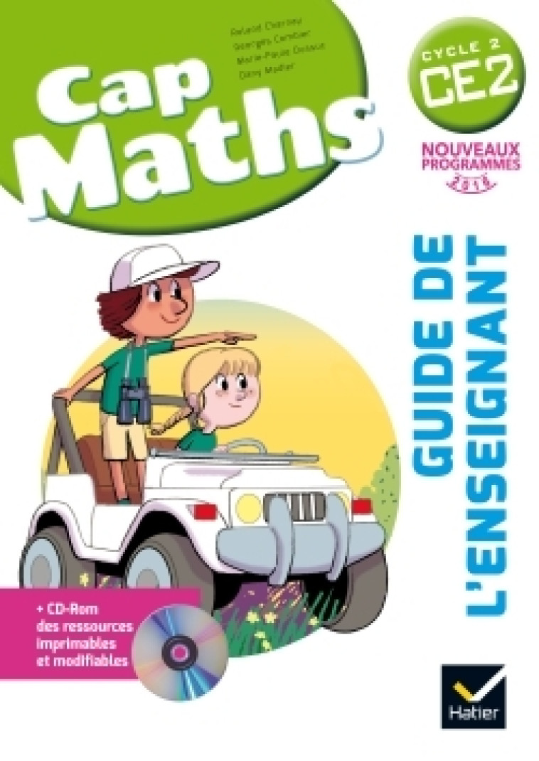 Cap Maths CE2 éd. 2016 - Guide de l'enseignant + CD Rom - Roland Charnay, Marie-Paule Dussuc, Georges Combier, Dany Madier - HATIER