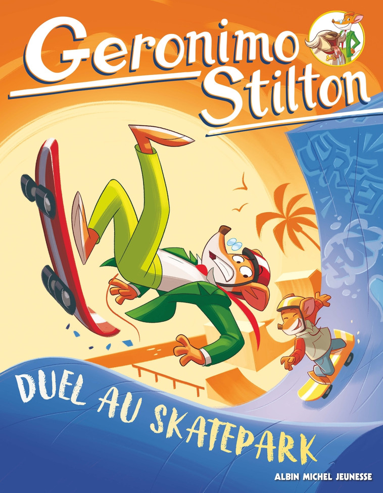 Spaghetto T2 Duel au skatepark - Geronimo Stilton, Marianne Faurobert, Geronimo Stilton, Marianne Faurobert - ALBIN MICHEL