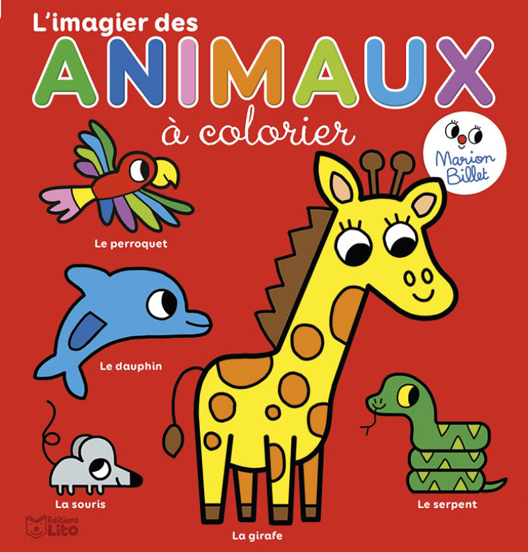 COLORIAGE IMAGIER ANIMAUX - XXX - LITO