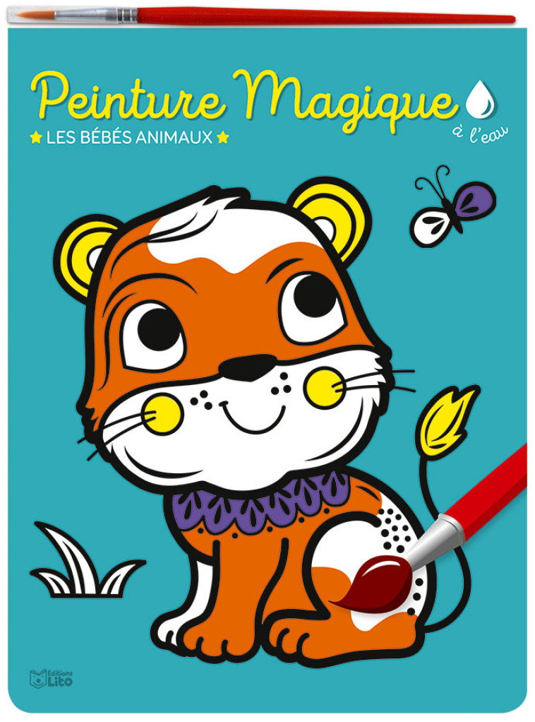 PEINTURE MAGIQUE BEBES ANIMAUX - XXX - LITO