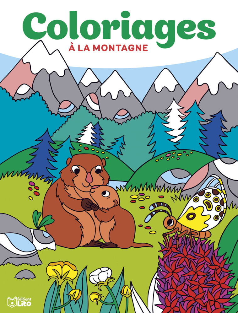 GRANDS COLORIAGES MONTAGNE - XXX - LITO