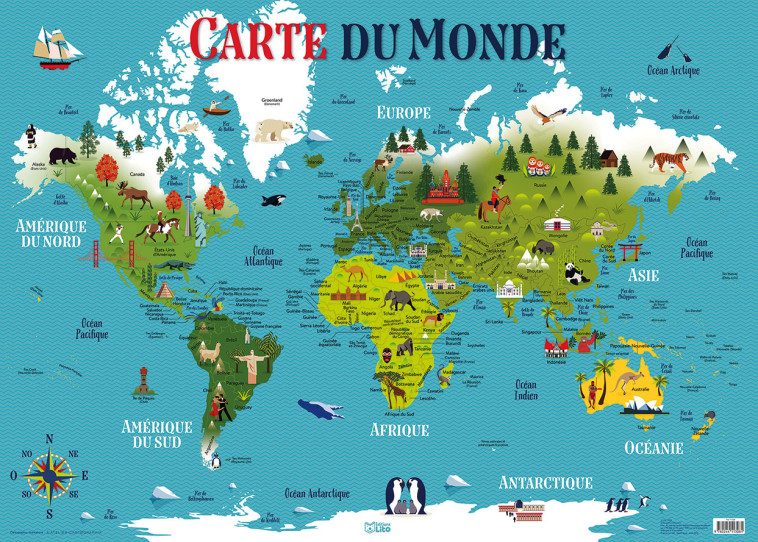 POSTER CARTE DU MONDE MIN 5 - XXX - LITO