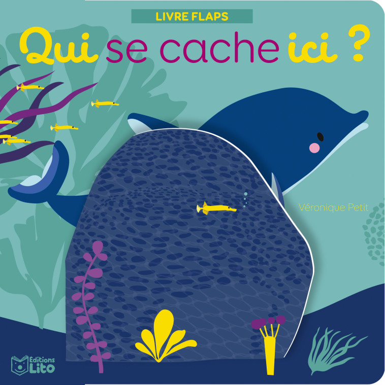 QUI SE CACHE ICI ANIMAUX MER - Veronique Petit - LITO