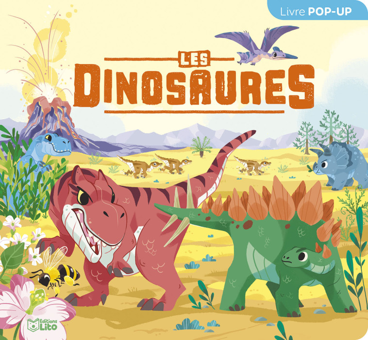 MON BEAU POP-UP LES DINOSAURES - Cécile Jugla, Eléonore Della Malva - LITO