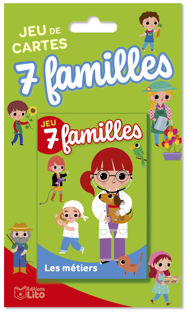 JEUX  7 FAMILLES LES METIERS - XXX - LITO