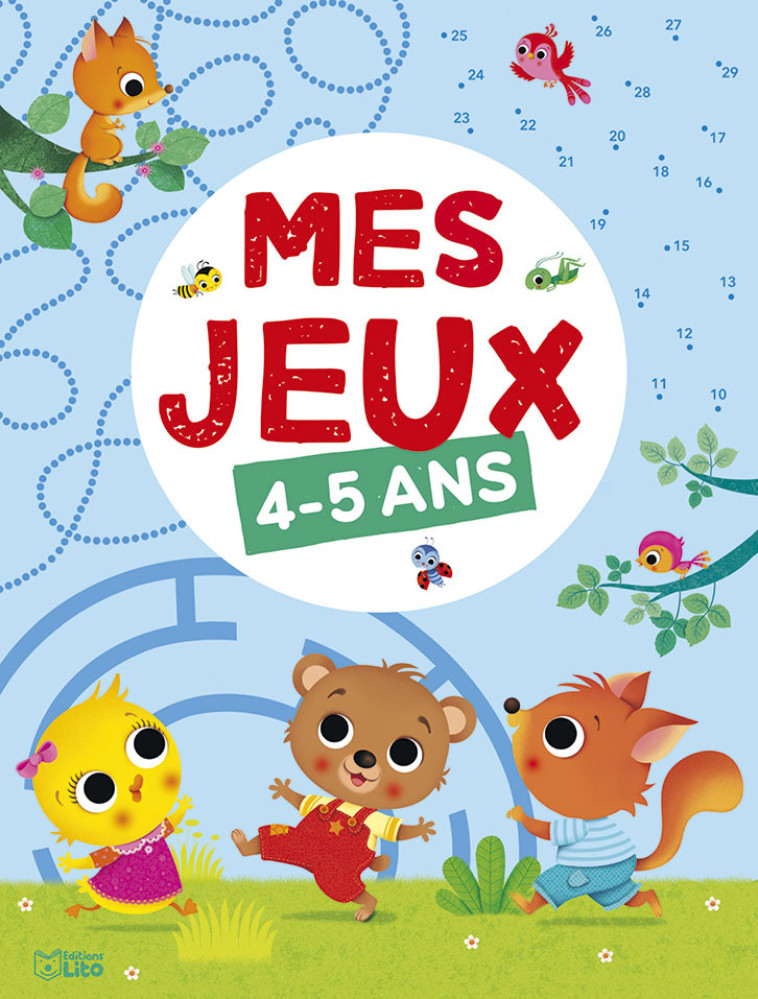 LIVRES JEUX - MES JEUX 4-5 ANS - Federica Iossa - LITO