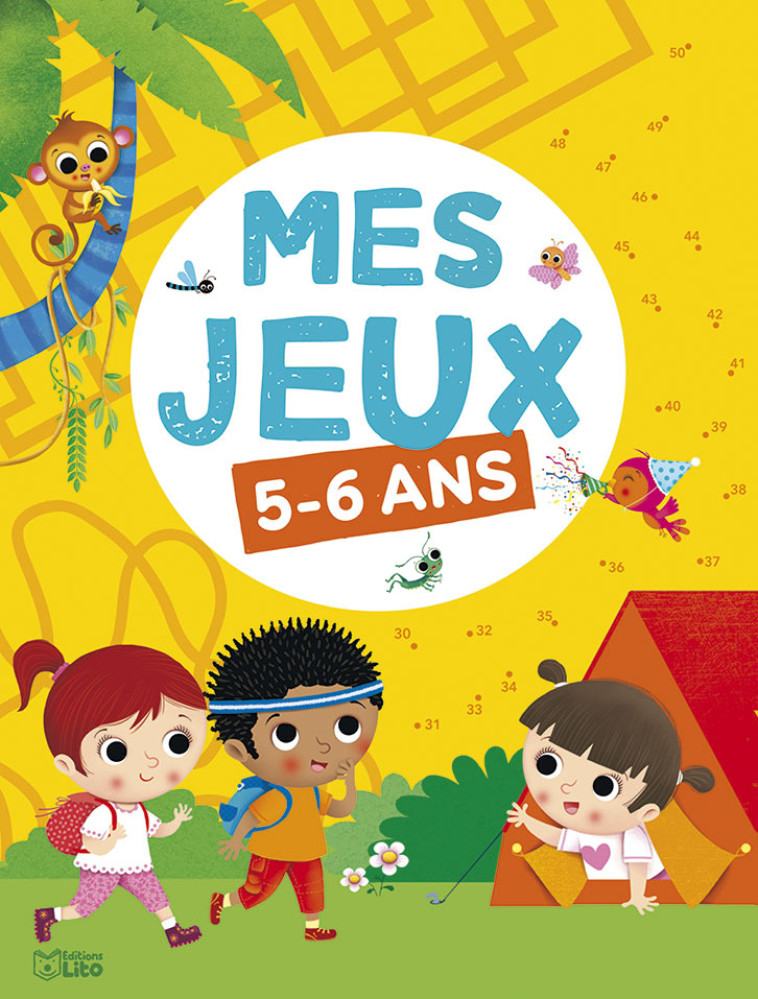 LIVRES JEUX - MES JEUX 5-6 ANS - Federica Iossa - LITO