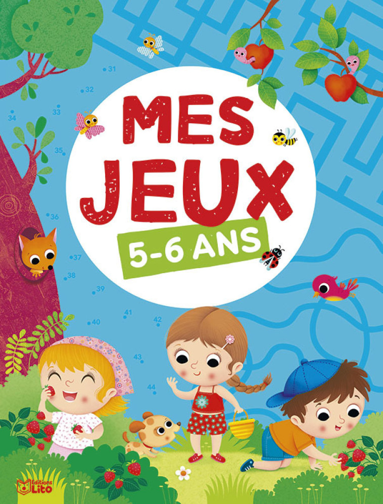 LIVRES JEUX - MES JEUX 5-6 ANS - XXX - LITO