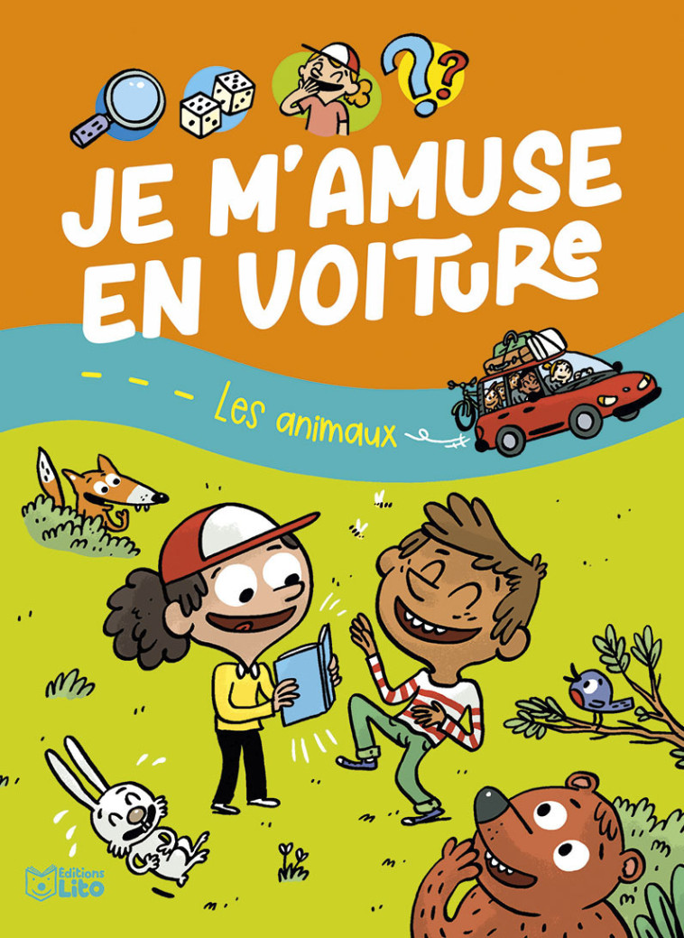 JE M'AMUSE EN VOITURE ANIMAUX - Virginie Loubier, Loïc Méhée - LITO