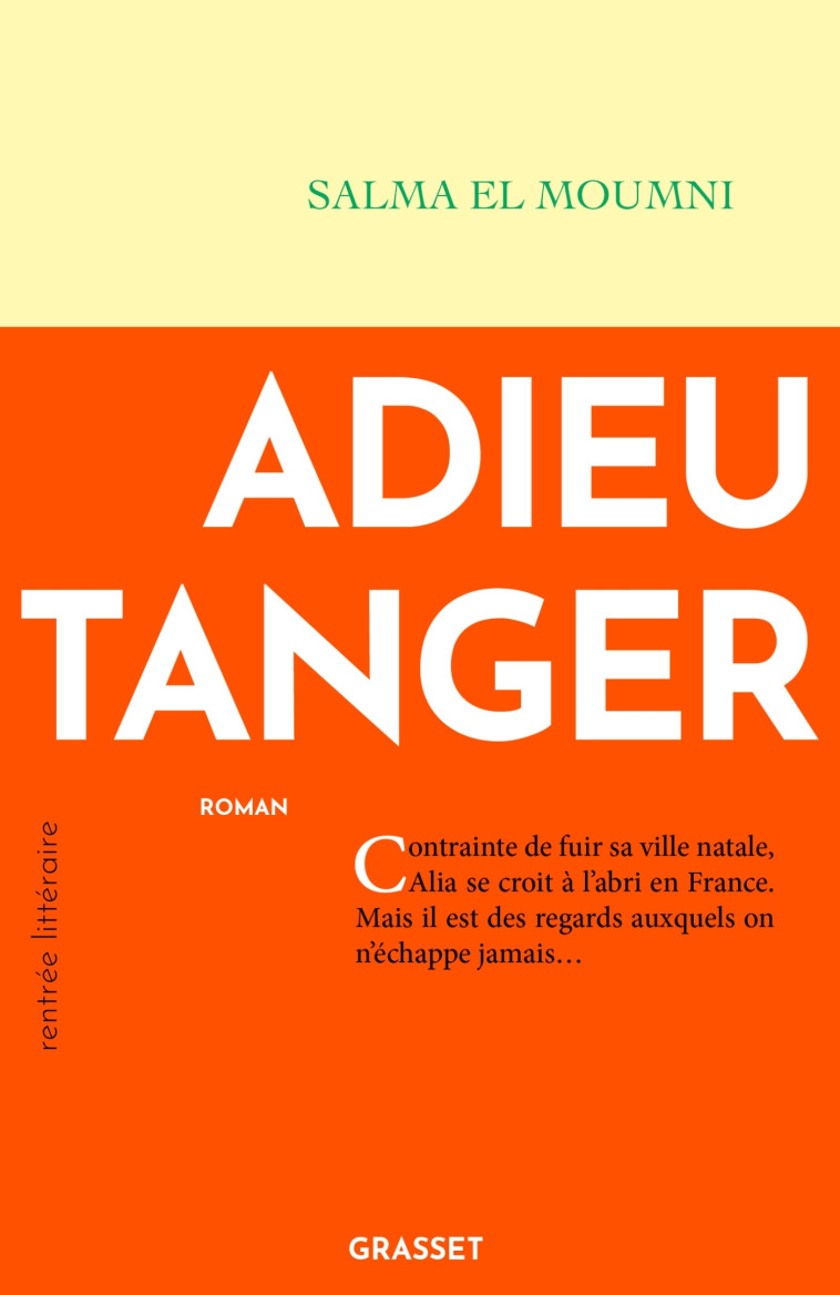 Adieu Tanger - Salma El Moumni - GRASSET