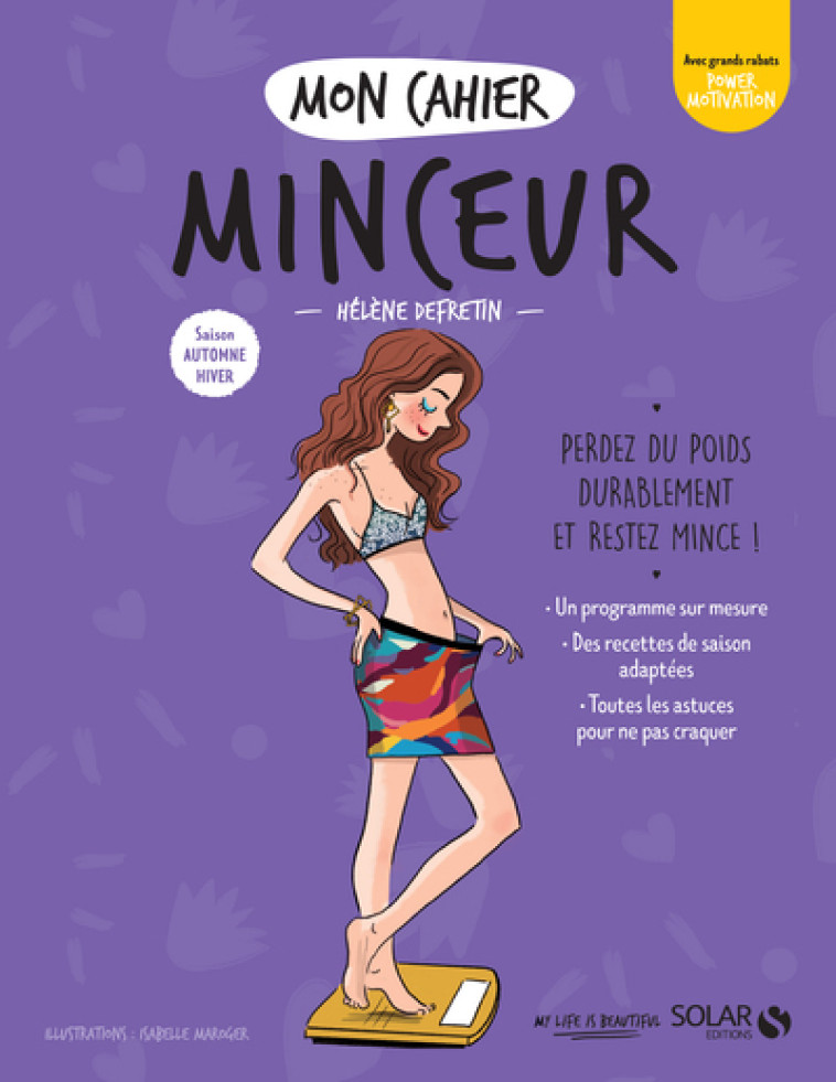 Mon cahier Minceur automne-hiver - Hélène Defretin, Isabelle Maroger - SOLAR