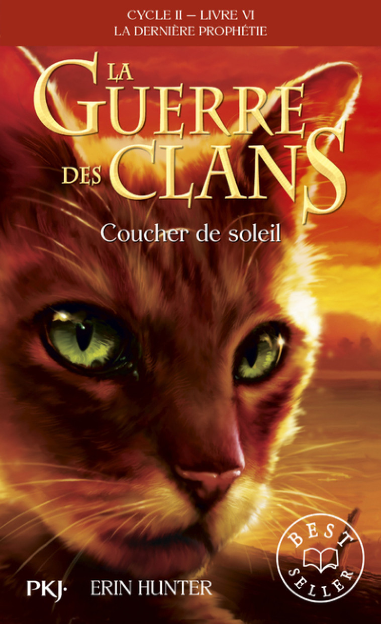 La guerre des Clans - cycle II La dernière prophétie - tome 6 Coucher de soleil - Erin Hunter, Aude Carlier - POCKET JEUNESSE