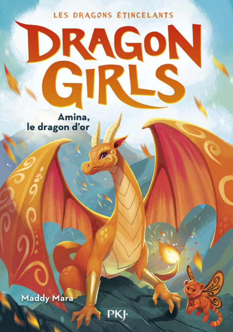 Dragon Girls - Les dragons étincelants - Tome 1 Amina, le dragon d'or - Maddy Mara, Stephen Lew, Sophie Dieuaide - POCKET JEUNESSE