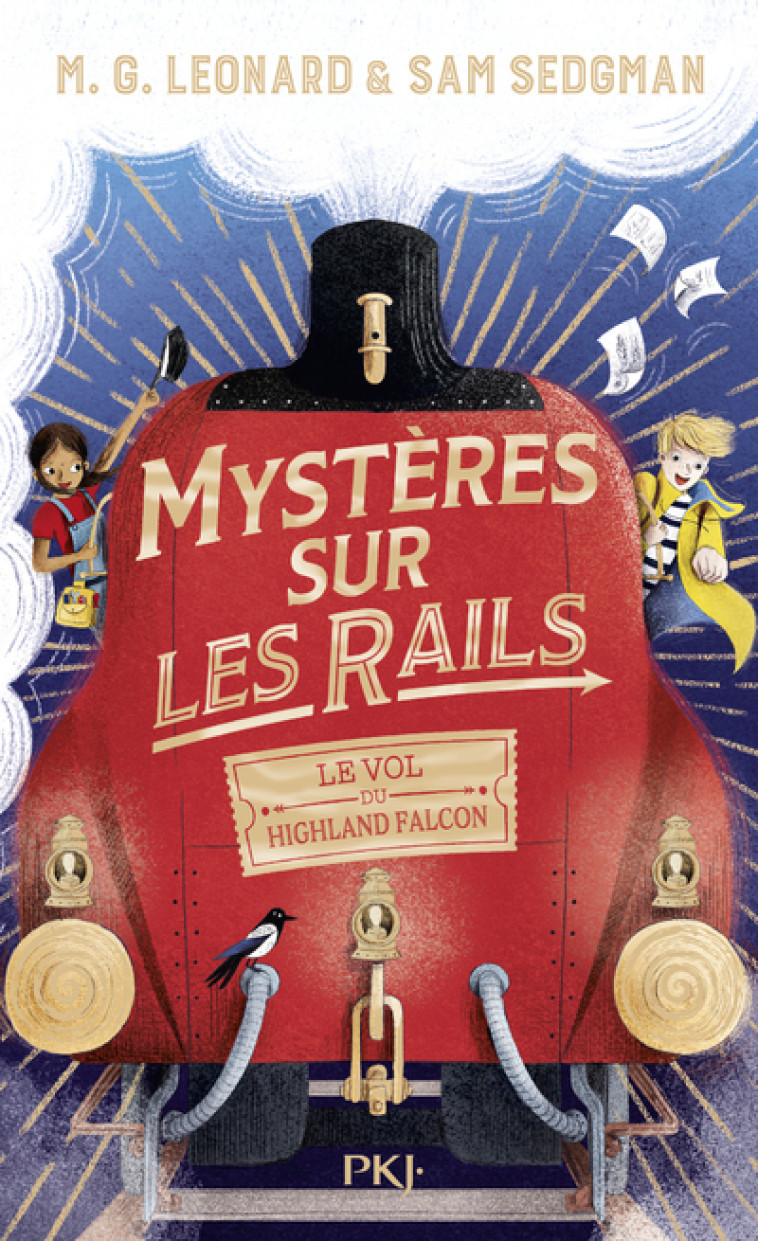 Mystères sur les rails - Tome 1 Le vol du Highland Falcon - M.G. Leonard, Sam Sedgman, Lilas Nord - POCKET JEUNESSE