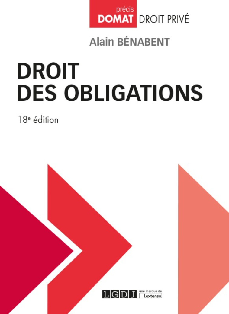 Droit des obligations - Alain Bénabent - LGDJ