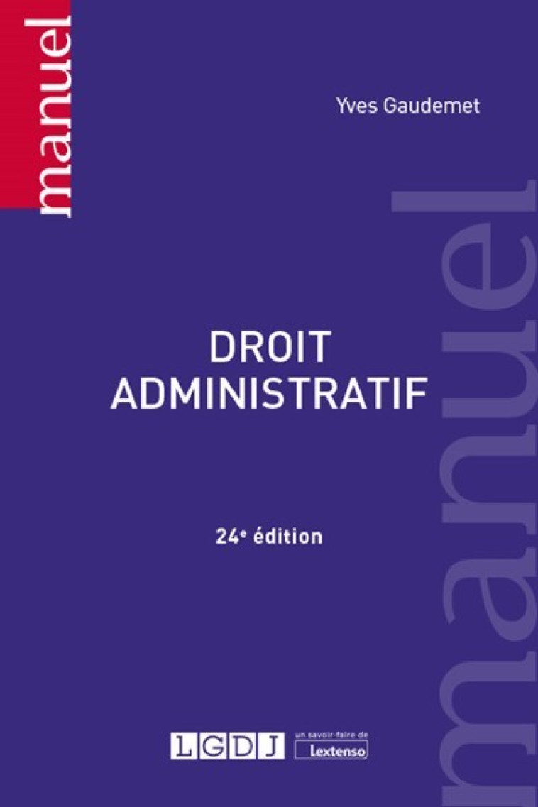 Droit administratif - Yves Gaudemet - LGDJ