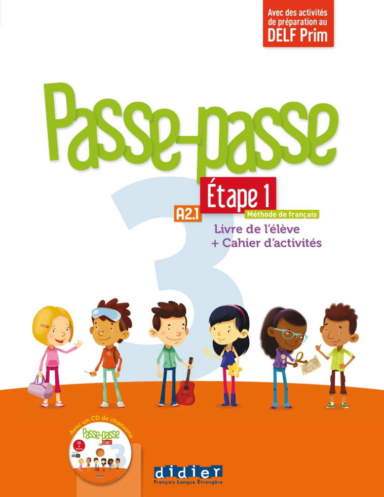 Passe-passe 3 - Étape 1 - Livre + Cahier + CD mp3 - Laurent Pozzana, Marion Meynardier - DIDIER