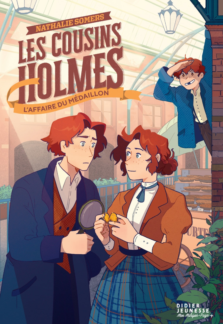 Les Cousins Holmes, tome 3 - L'Affaire du médaillon - Nathalie Somers, Hortense Mariano - DIDIER JEUNESSE