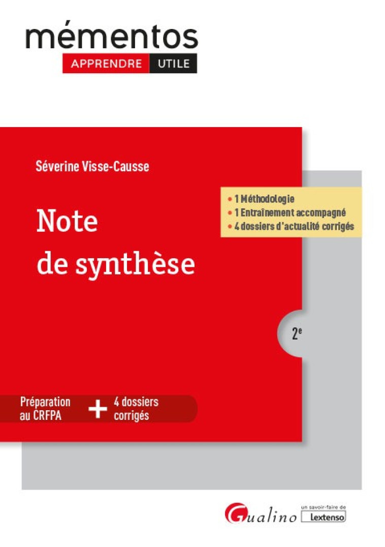 Note de synthèse - Séverine Visse-Causse - GUALINO