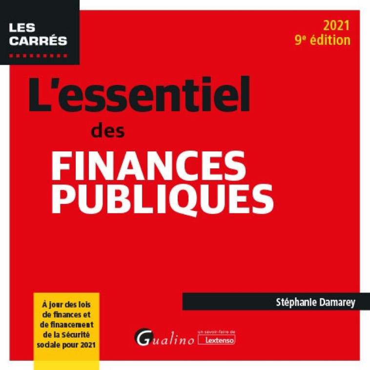 L'essentiel des finances publiques - Stéphanie Damarey - GUALINO