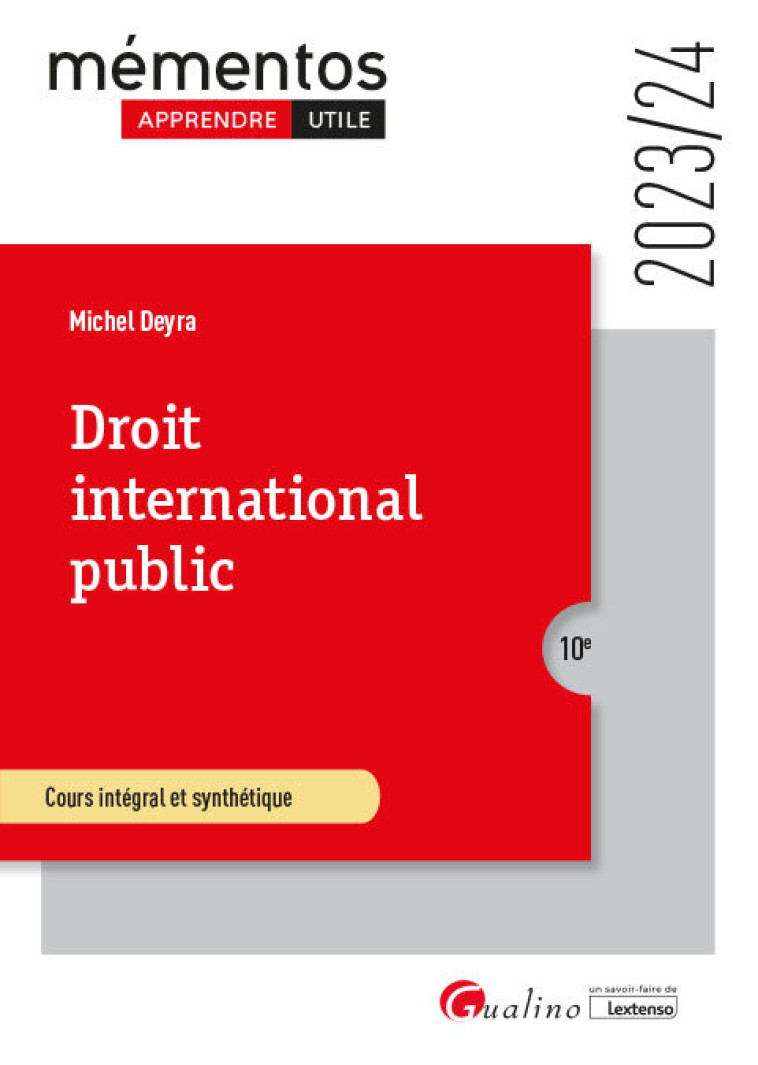 Droit international public - Michel Deyra - GUALINO