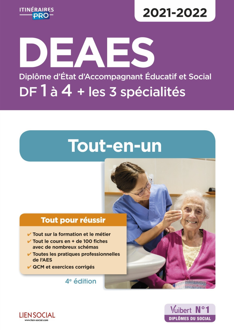 DEAES - DF 1 à 4 - Préparation complète pour réussir sa formation - Les 3 spécialités - Tout-en-un - Isabelle Sue-Sammut, Danièle Lenepveu - VUIBERT