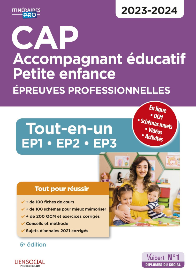 CAP Accompagnant éducatif petite enfance - Épreuves professionnelles - Irène Duchesne, Françoise Mosser, Virginie Châteaureynaud, Valérie Jacob, Virginie Pépin - VUIBERT