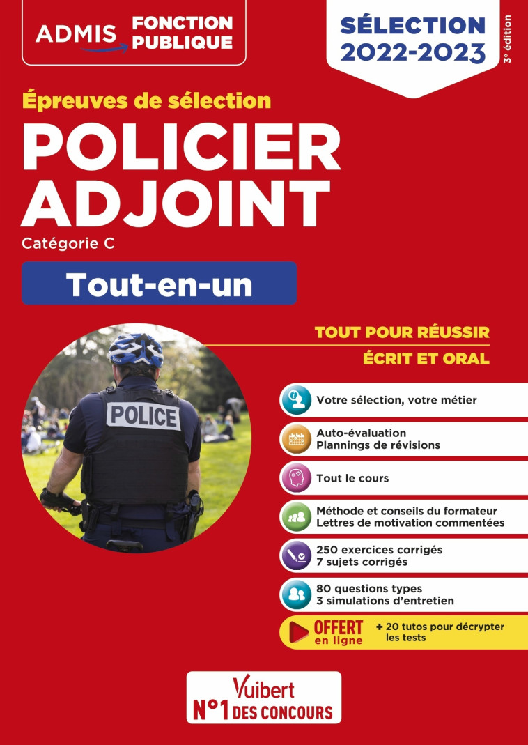 Policier adjoint - Catégorie C - Tout-en-un - François Lavedan - VUIBERT