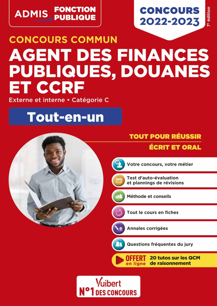 Concours commun Agent des finances publiques, douanes et CCRF - Catégorie C - Tout-en-un - Dominique Dumas, Mélanie Hoffert, Dominique Herbaut, Emmanuel Kerdraon, Frédéric Ingelaere, Stéphanie Herbaut - VUIBERT