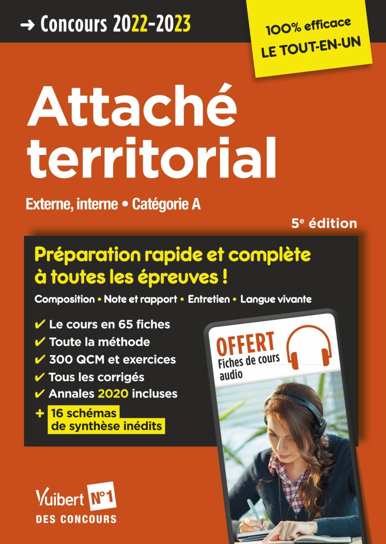 Concours Attaché territorial - Catégorie A - Préparation rapide et complète à toutes les épreuves ! - Olivier Bellégo, Luc Deslandes, Pierre-Brice Lebrun, Pascal Lepretre, Céline Tatat, Romain Devaux - VUIBERT