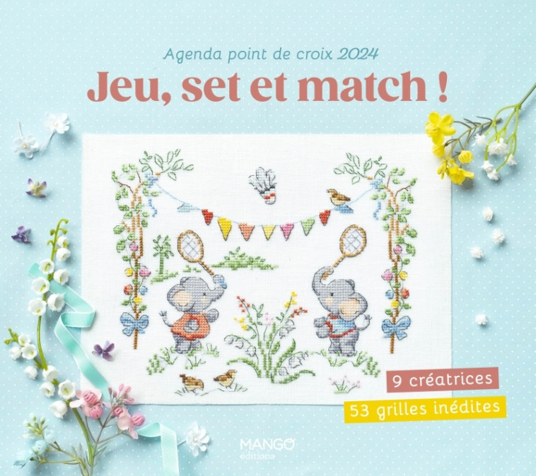 Agenda point de croix 2024 : jeu, set et match ! - Collectif Collectif - MANGO